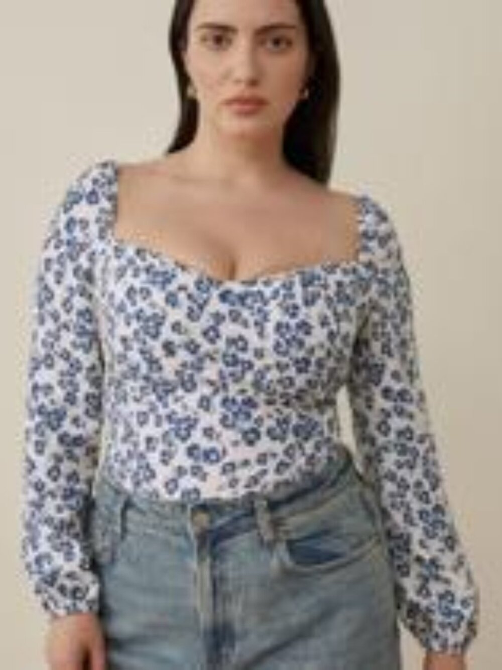 Reformation Reign Top- size 0
